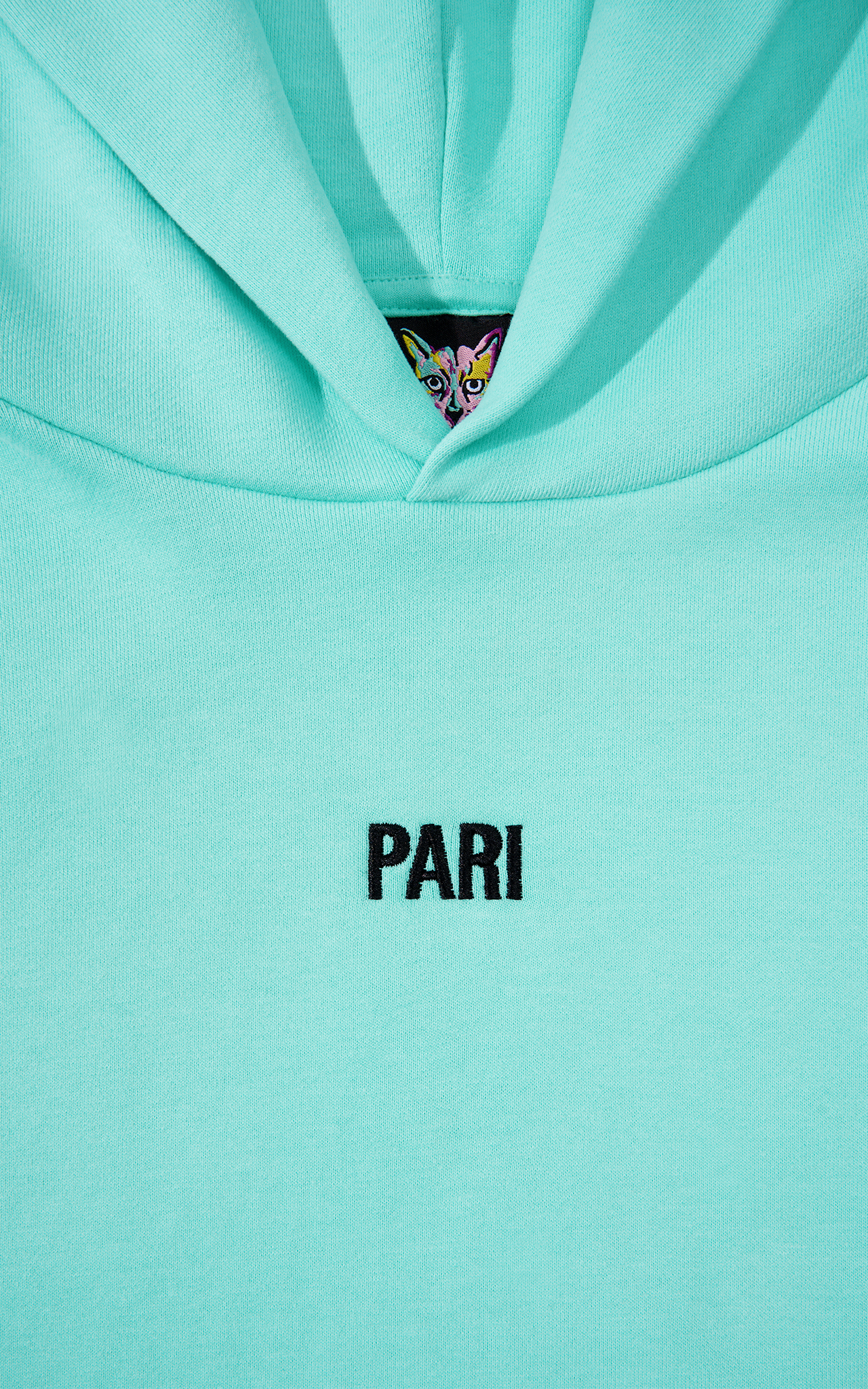 TURQUOISE CORE CLUB HOODIE PARI