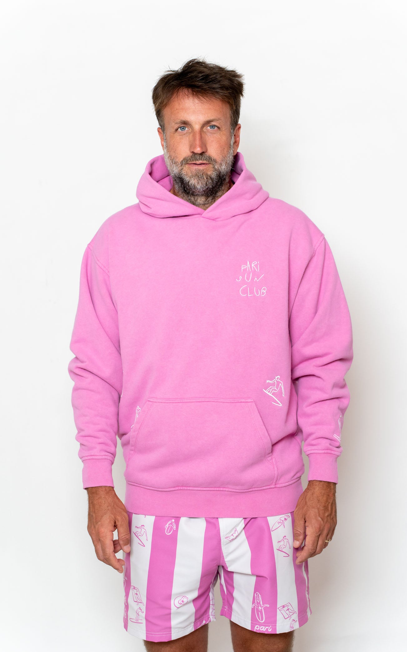 PINK PARI SUN CLUB HOODIE