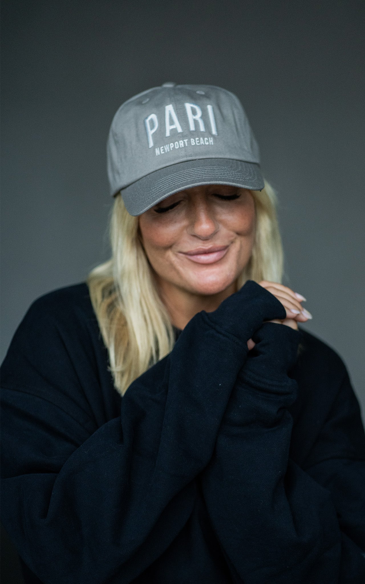 GREY DAD CAP PARI