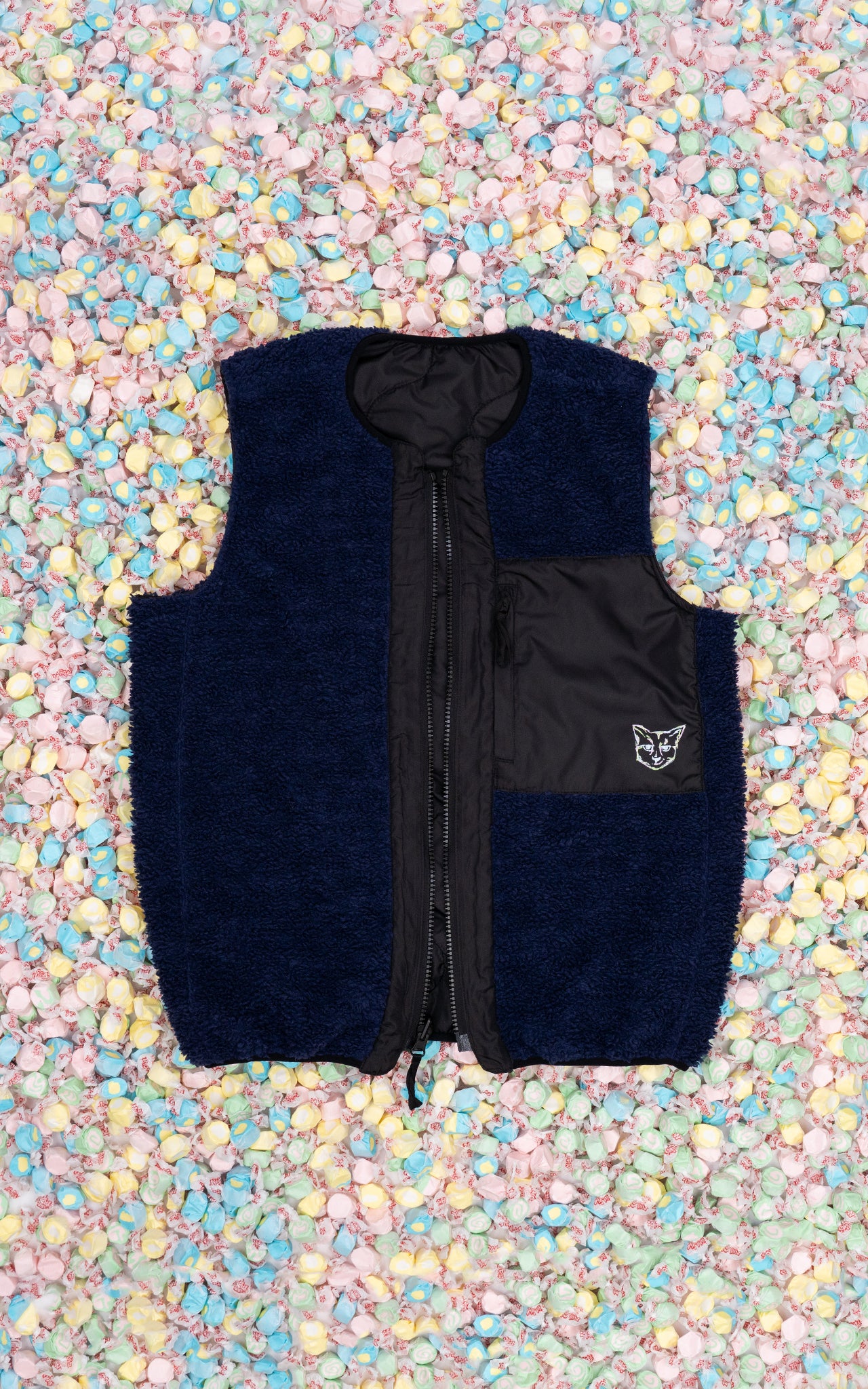 BLUEBERRY REVERSIBLE VEST