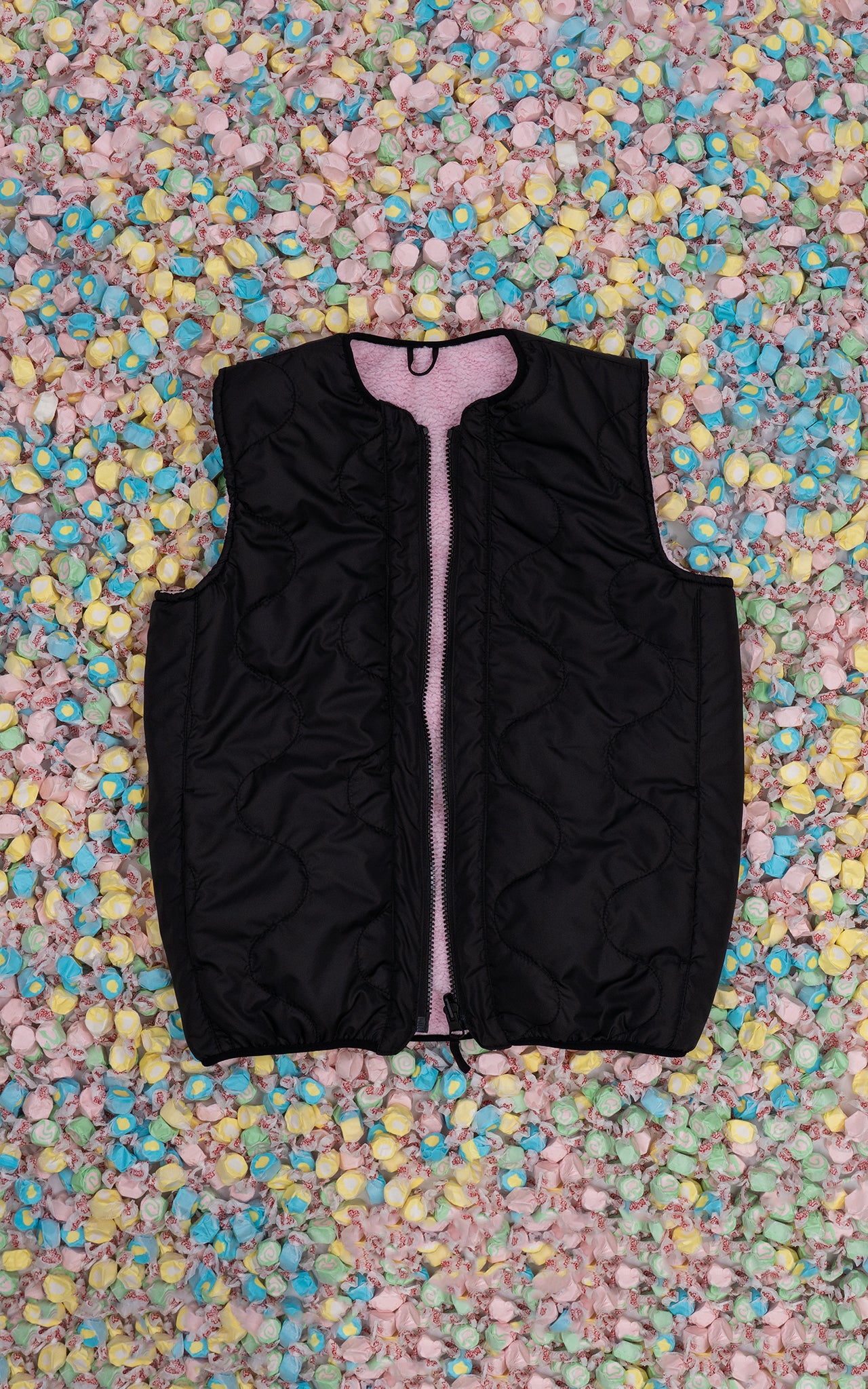 COTTON CANDY REVERSIBLE VEST