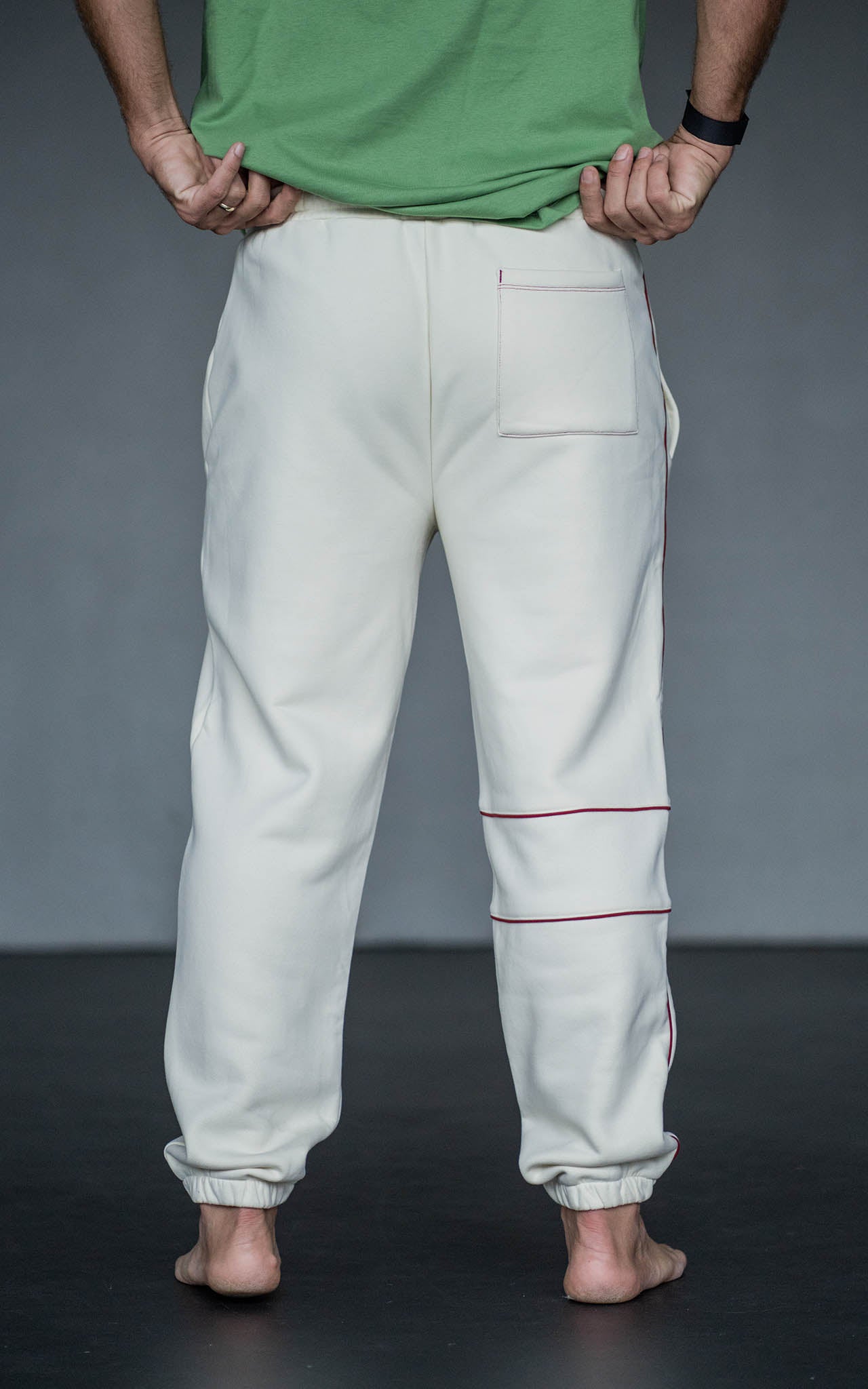 BEIGE END OF SUMMER SWEATPANTS