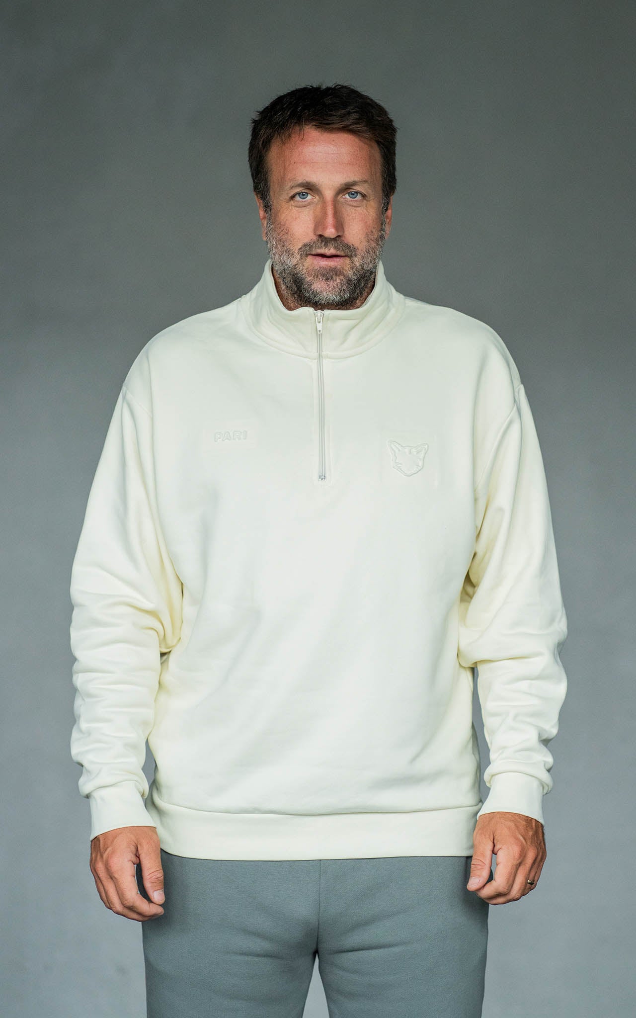 BEIGE END OF SUMMER HALFZIP