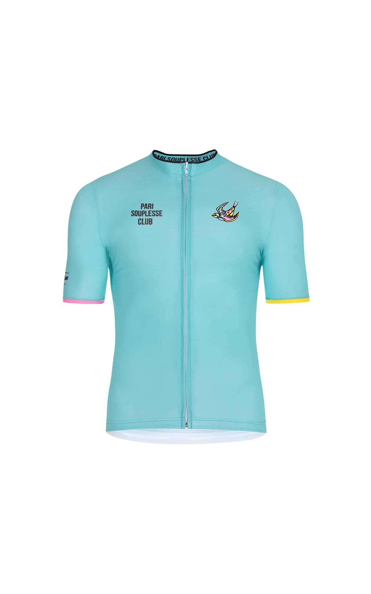 TURQUOISE SOUPLESSE CLUB CYCLING JERSEY - true to size