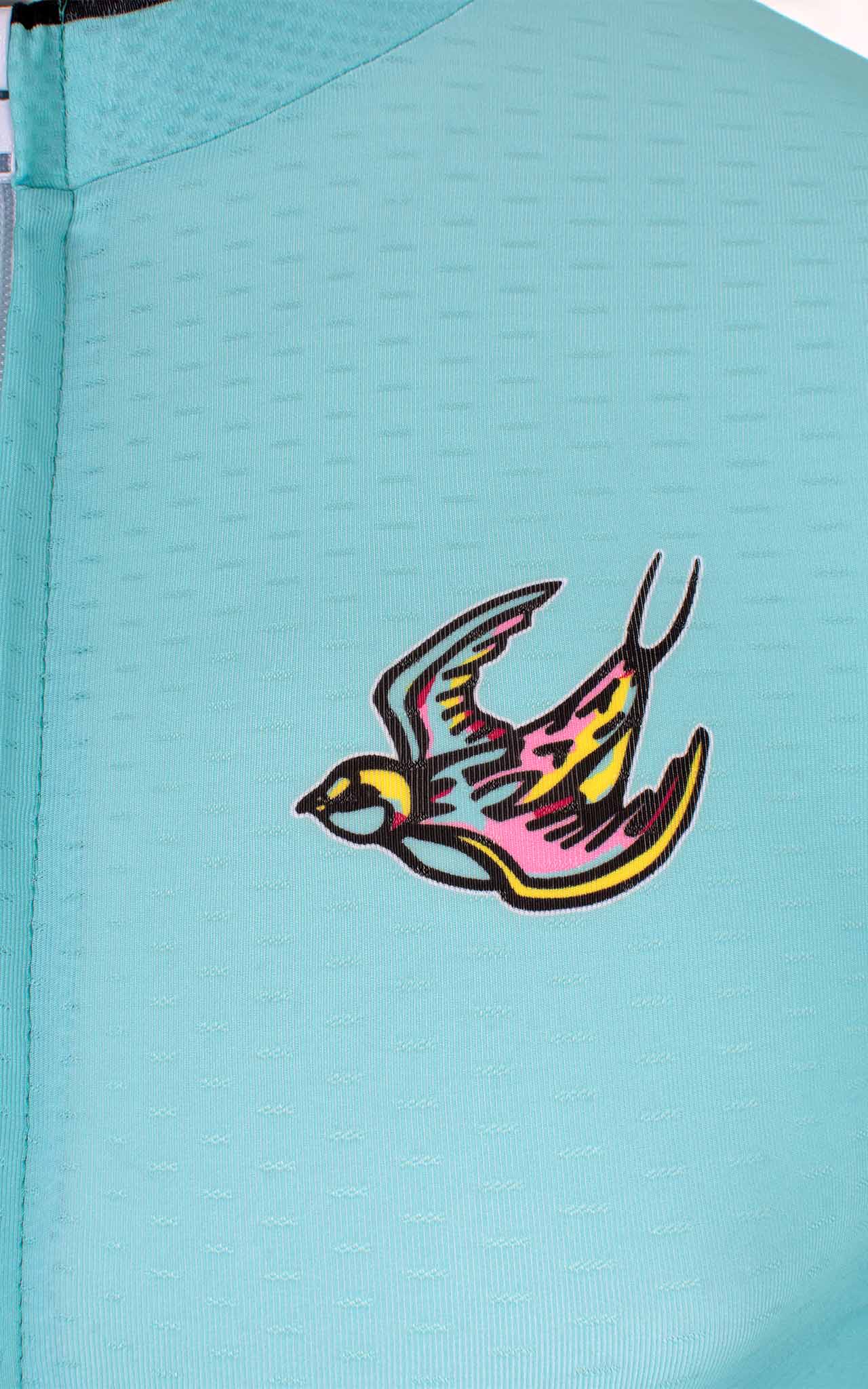 TURQUOISE SOUPLESSE CLUB CYCLING JERSEY - true to size