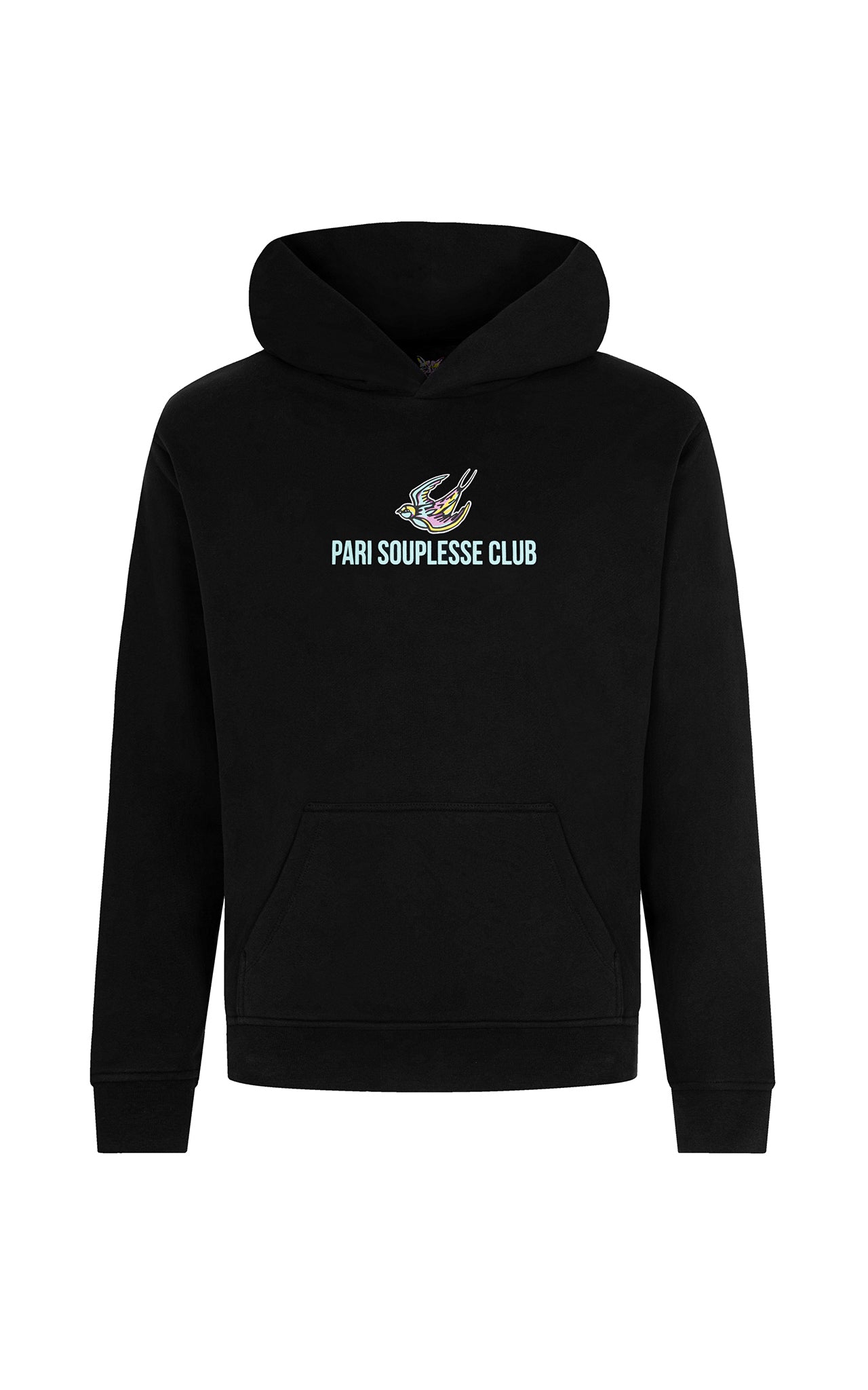 BLACK SOUPLESSE CLUB HOODIE