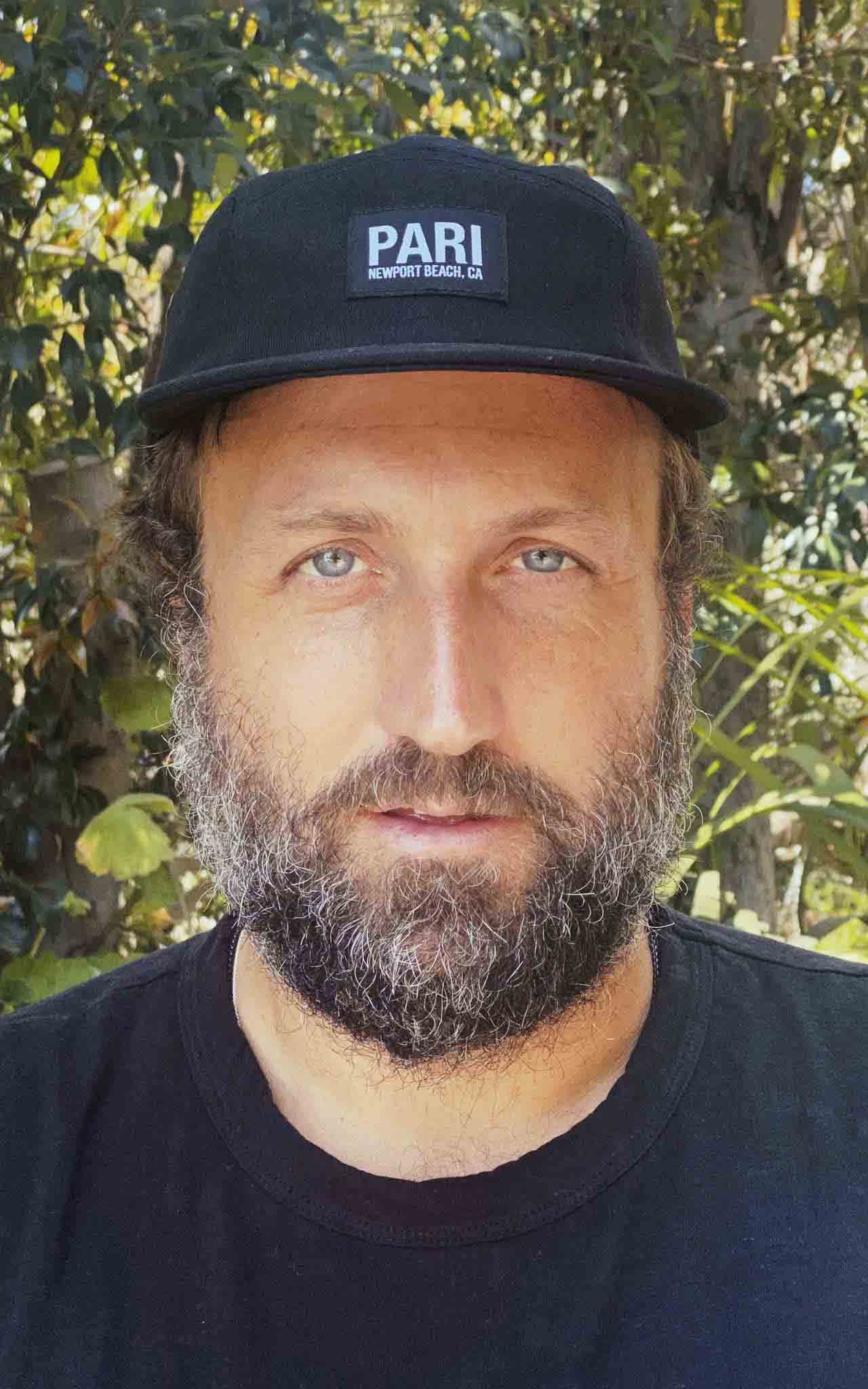 BLACK FIVE PANEL CAP PARI NEWPORT BEACH black-five-panel-cap-pari-newport-beach