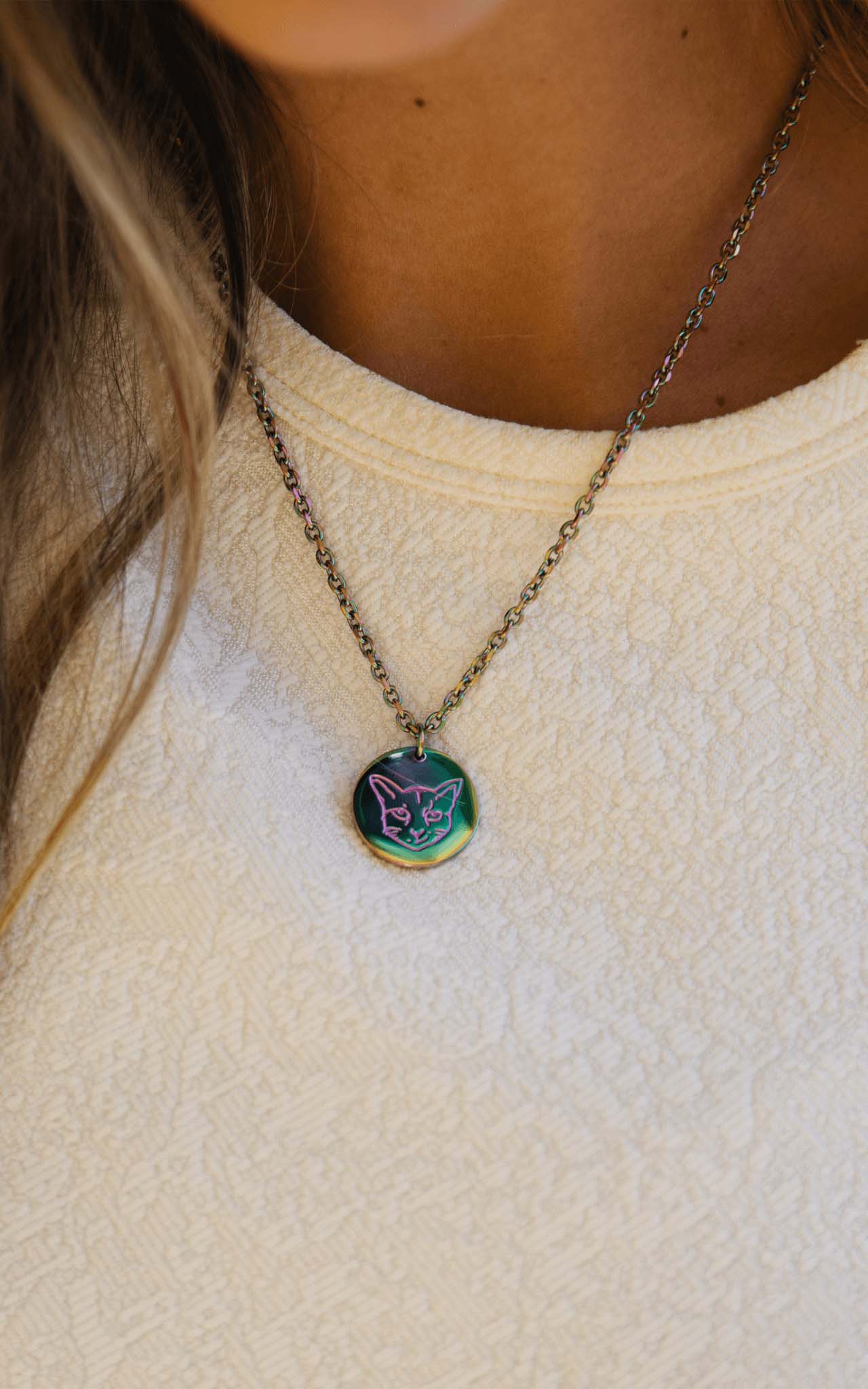 RAINBOW PURELEI X PARI NECKLACE COIN