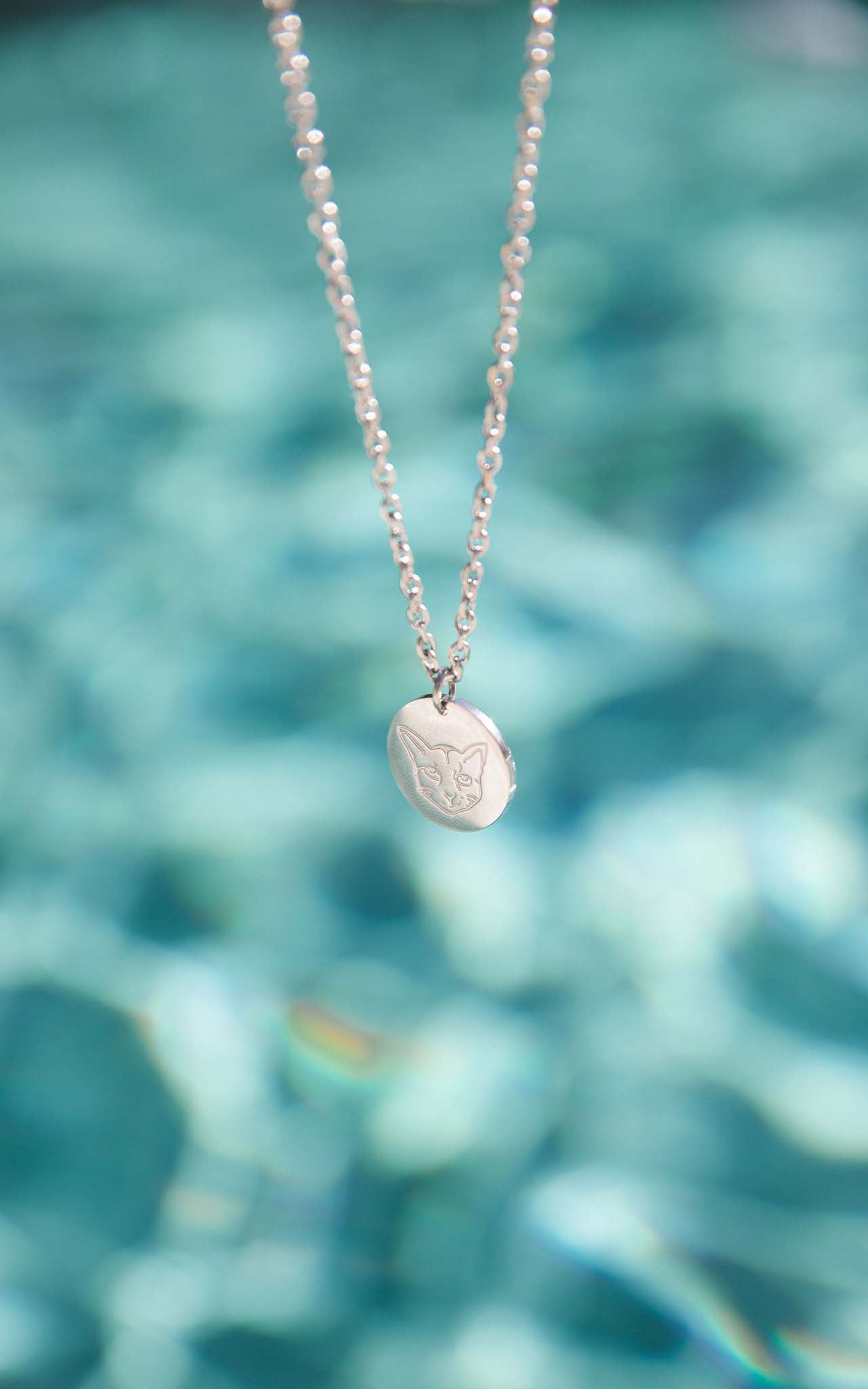 SILVER PURELEI X PARI NECKLACE COIN