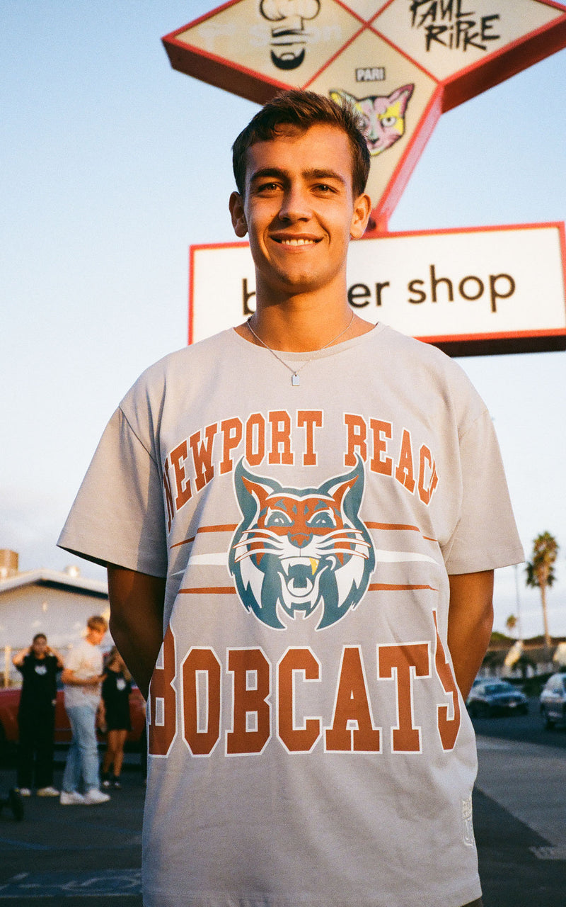 GREY BOBCATS SHIRT