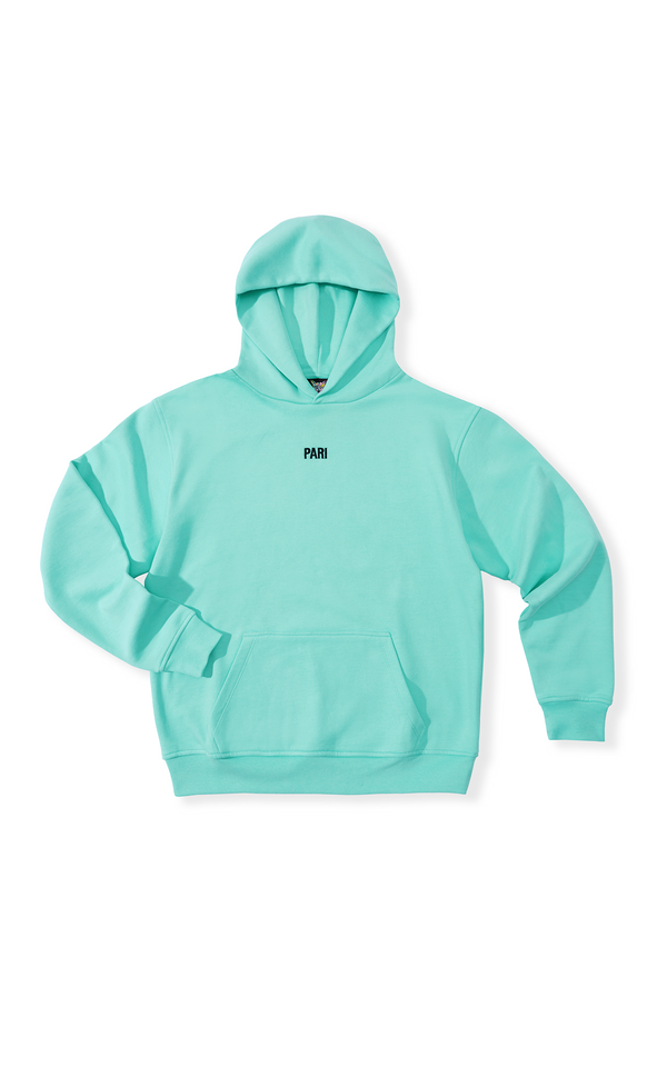 TURQUOISE CORE CLUB HOODIE PARI