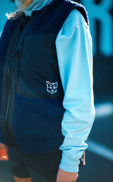 BLUEBERRY REVERSIBLE VEST