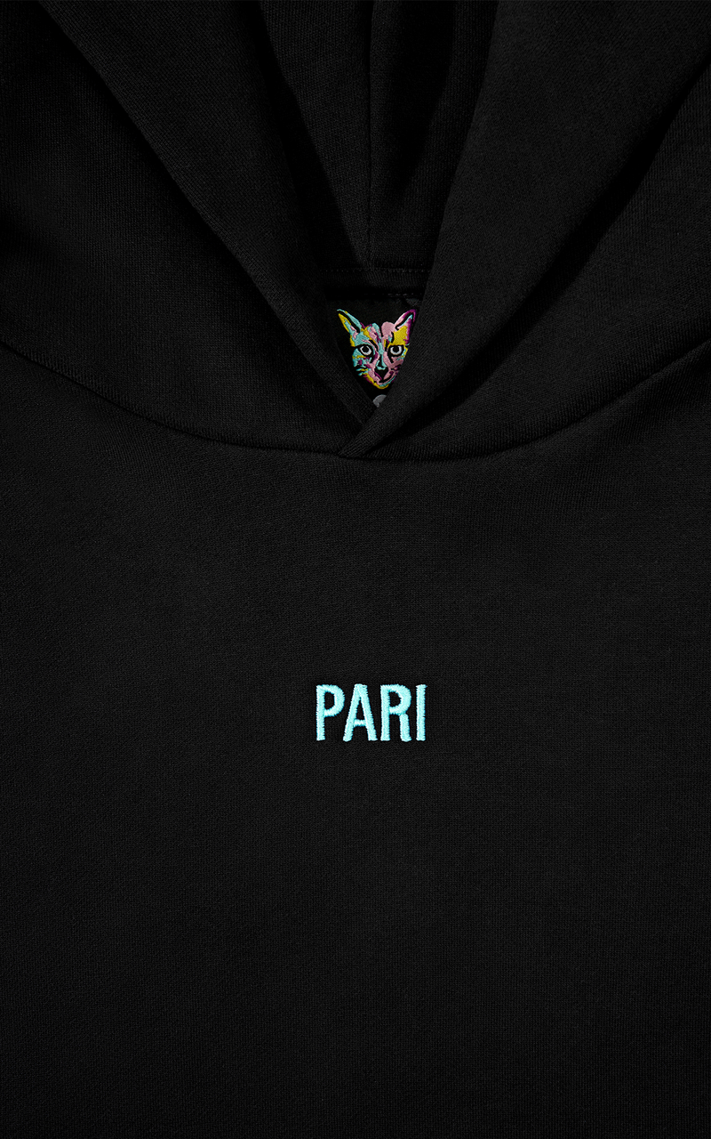 BLACK CORE CLUB HOODIE PARI