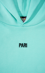TURQUOISE CORE CLUB HOODIE PARI