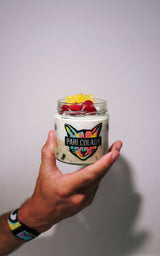 OVERNIGHT OATS - PARI COLADA glass