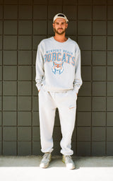 GREY BOBCATS CREWNECK