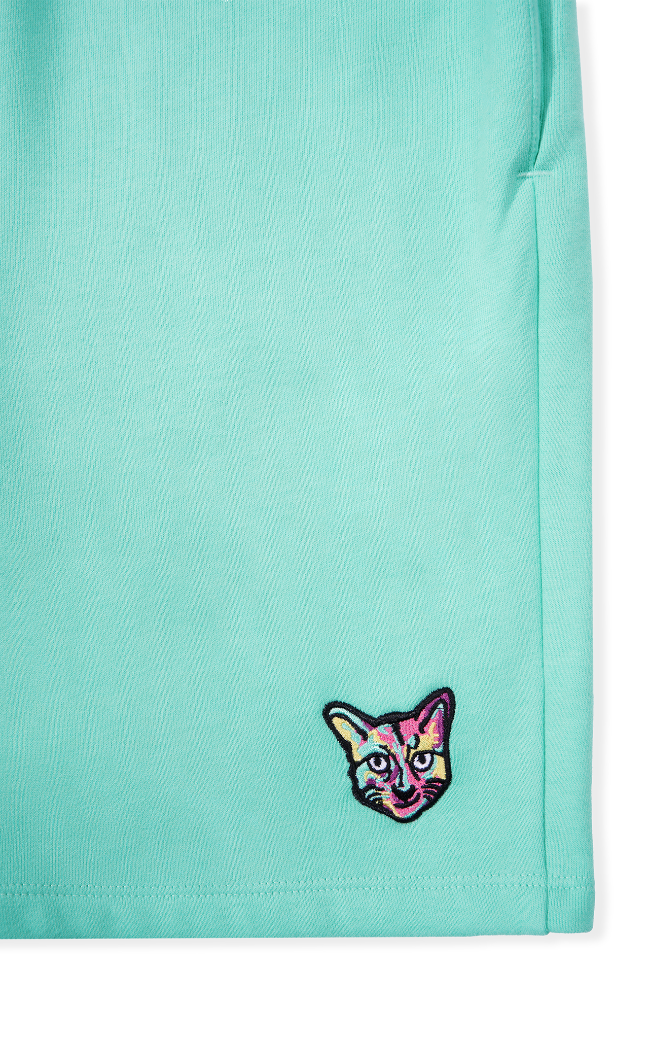 TURQUOISE CORE CLUB SHORTS CAT