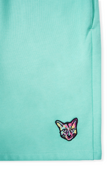 TURQUOISE CORE CLUB SHORTS CAT