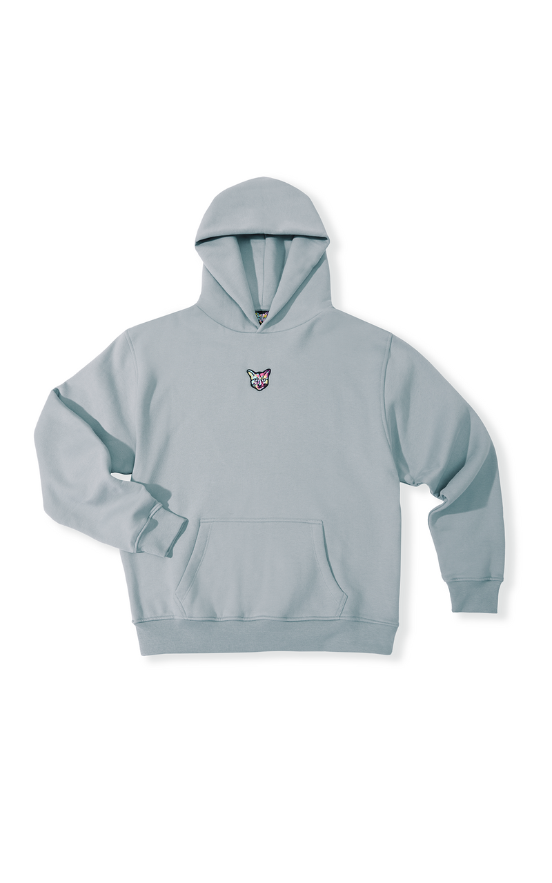 GREY CORE CLUB HOODIE CAT