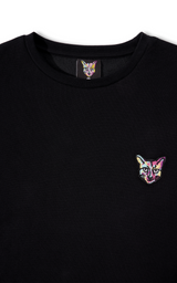 BLACK CORE CLUB CREWNECK CAT