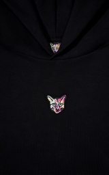 BLACK CORE CLUB HOODIE CAT