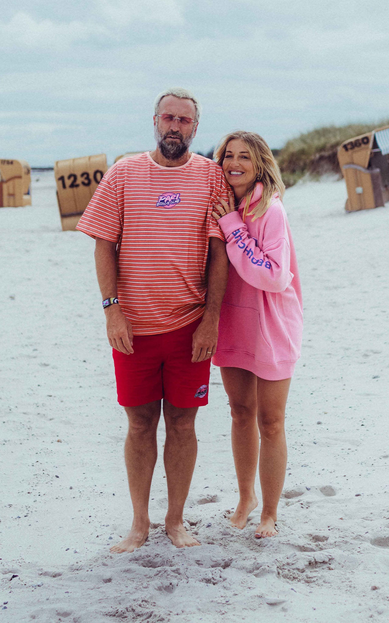 PINK BEACH CLUB HOODIE