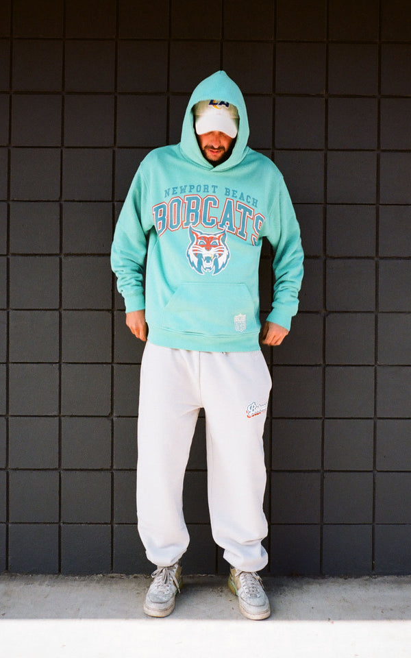 TURQUOISE BOBCATS HOODIE