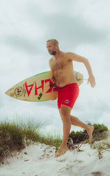RED BEACH CLUB SWIM SHORTS