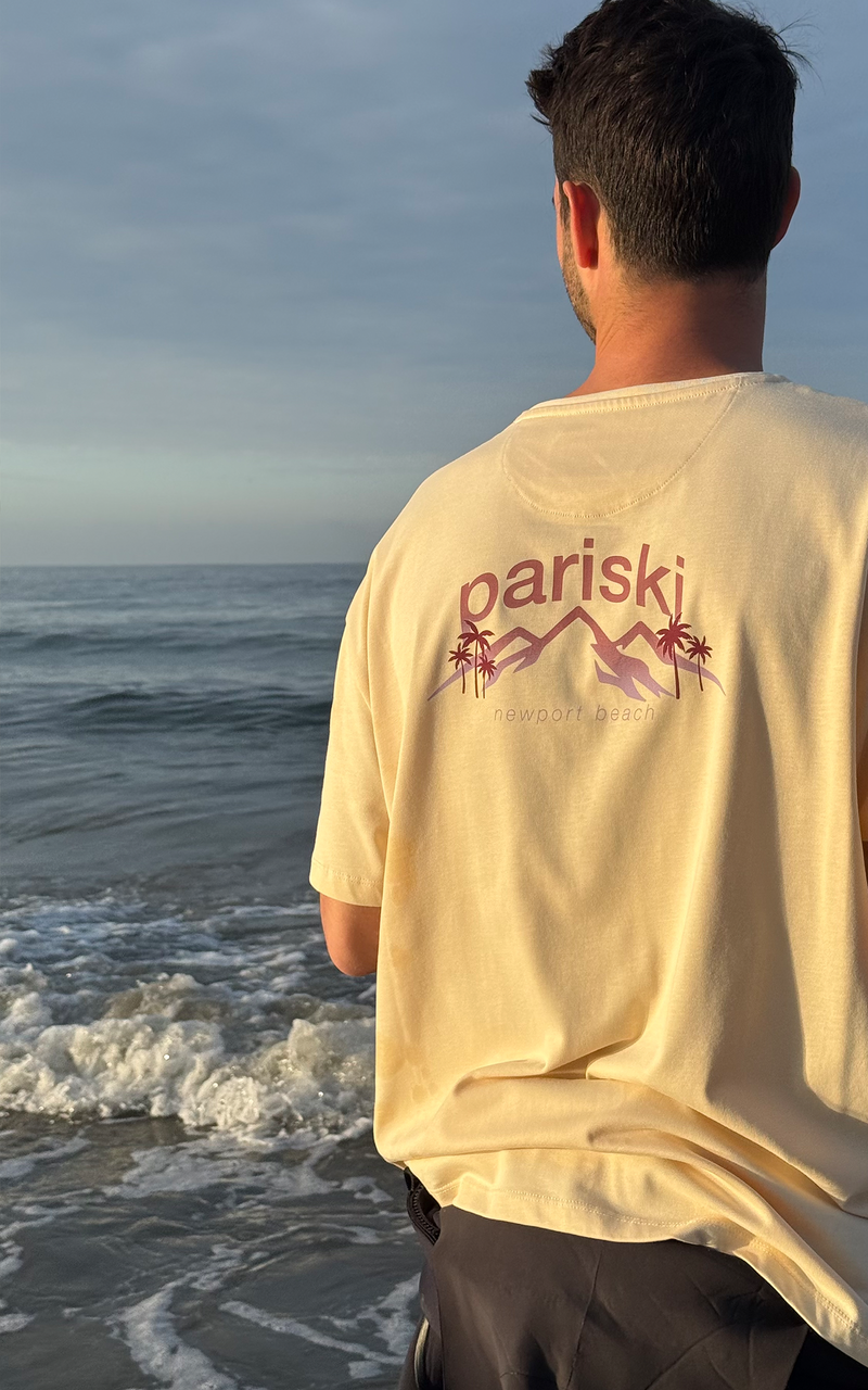 BEIGE PARISKI T-SHIRT