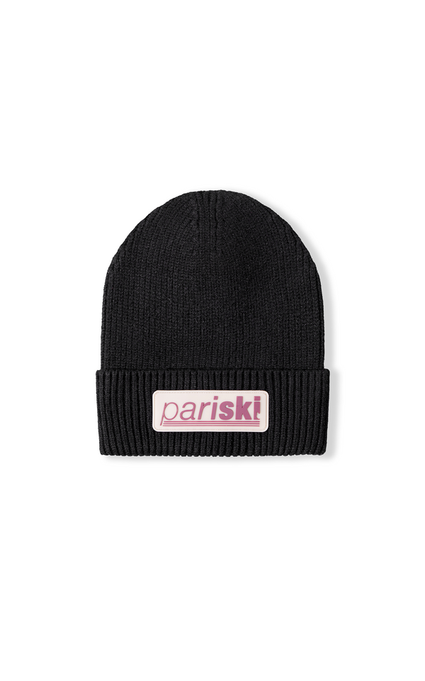 BLACK PARISKI BEANIE