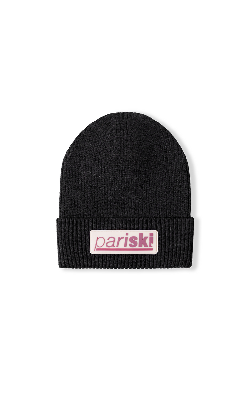 BLACK PARISKI BEANIE