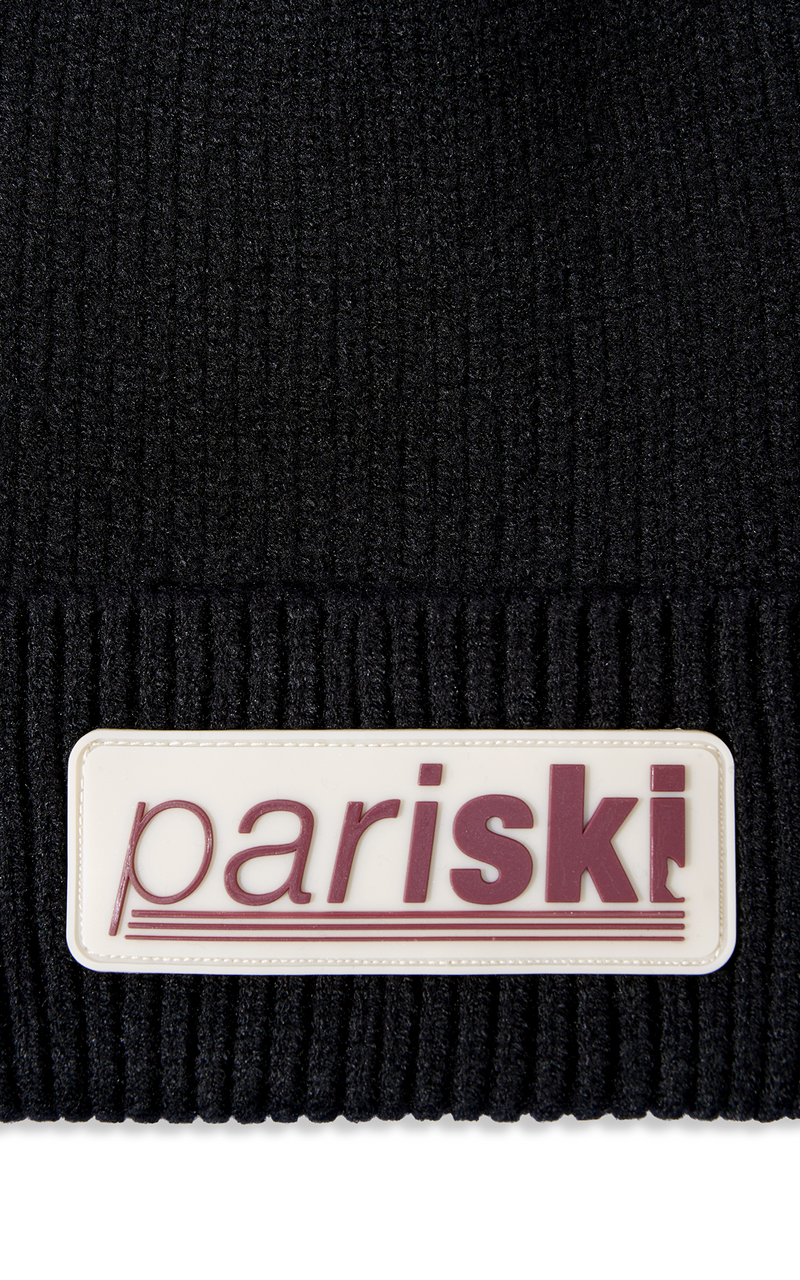 BLACK PARISKI BEANIE