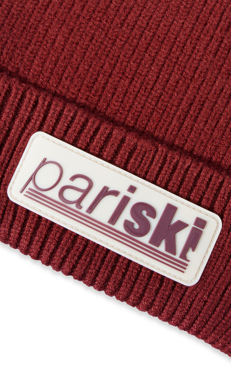 BORDEAUXROT PARISKI BEANIE