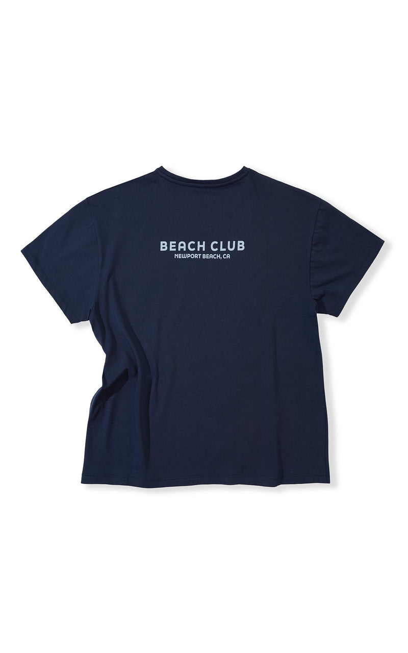 NAVY BEACH CLUB T-SHIRT