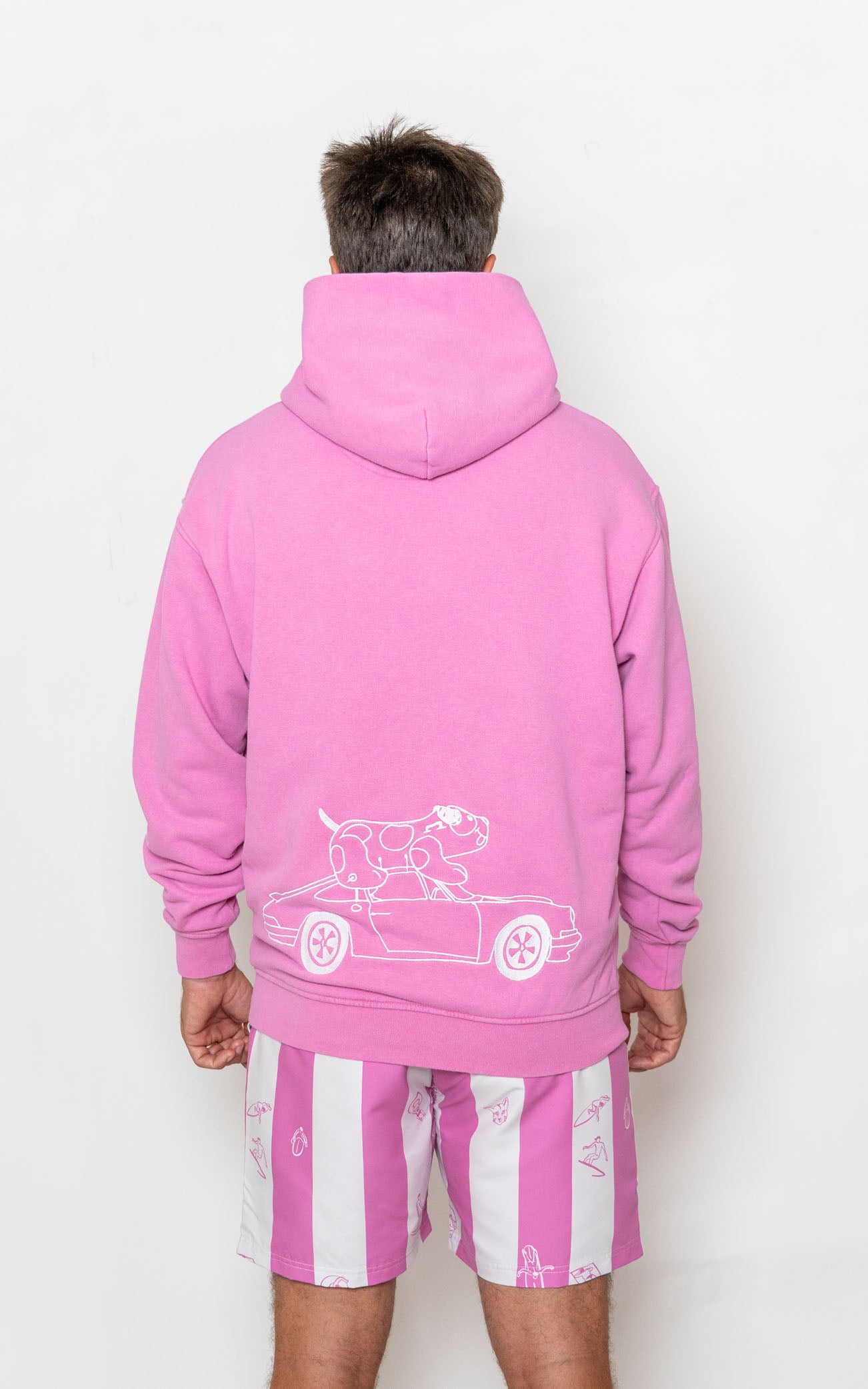 PINK PARI SUN CLUB HOODIE
