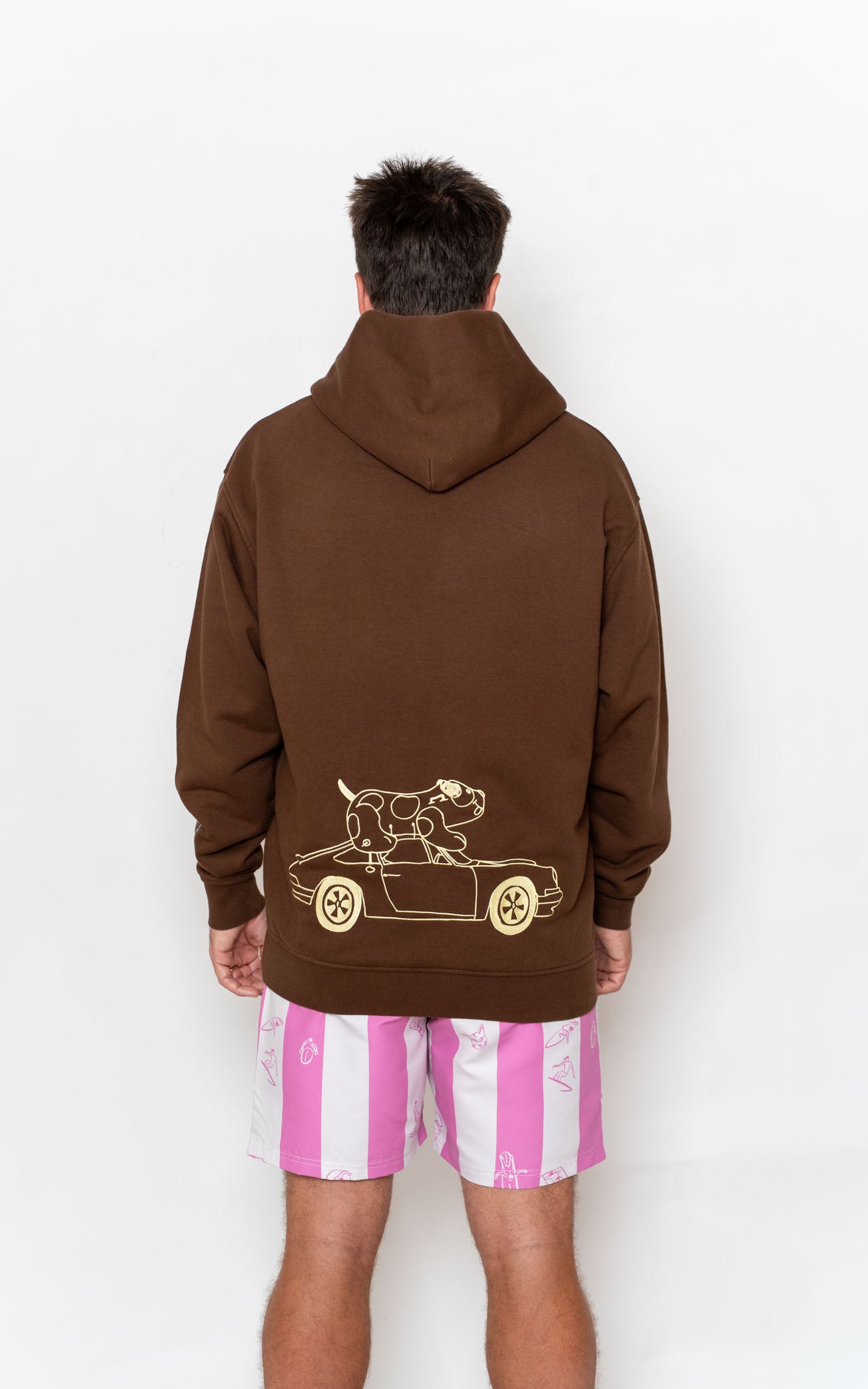 BROWN PARI SUN CLUB HOODIE