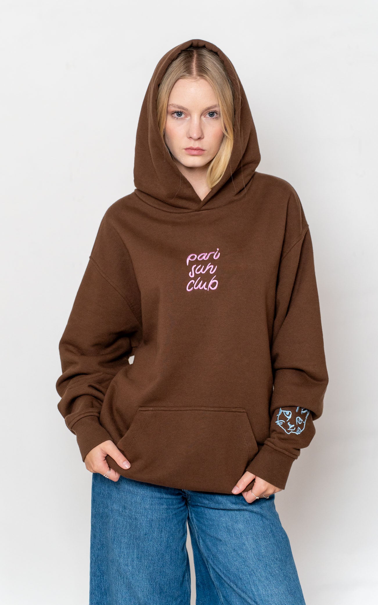 BROWN PARI SUN CLUB HOODIE