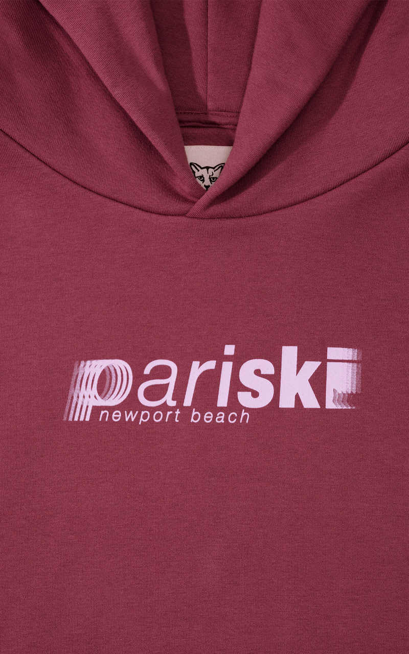 BORDEAUXROT PARISKI HOODIE