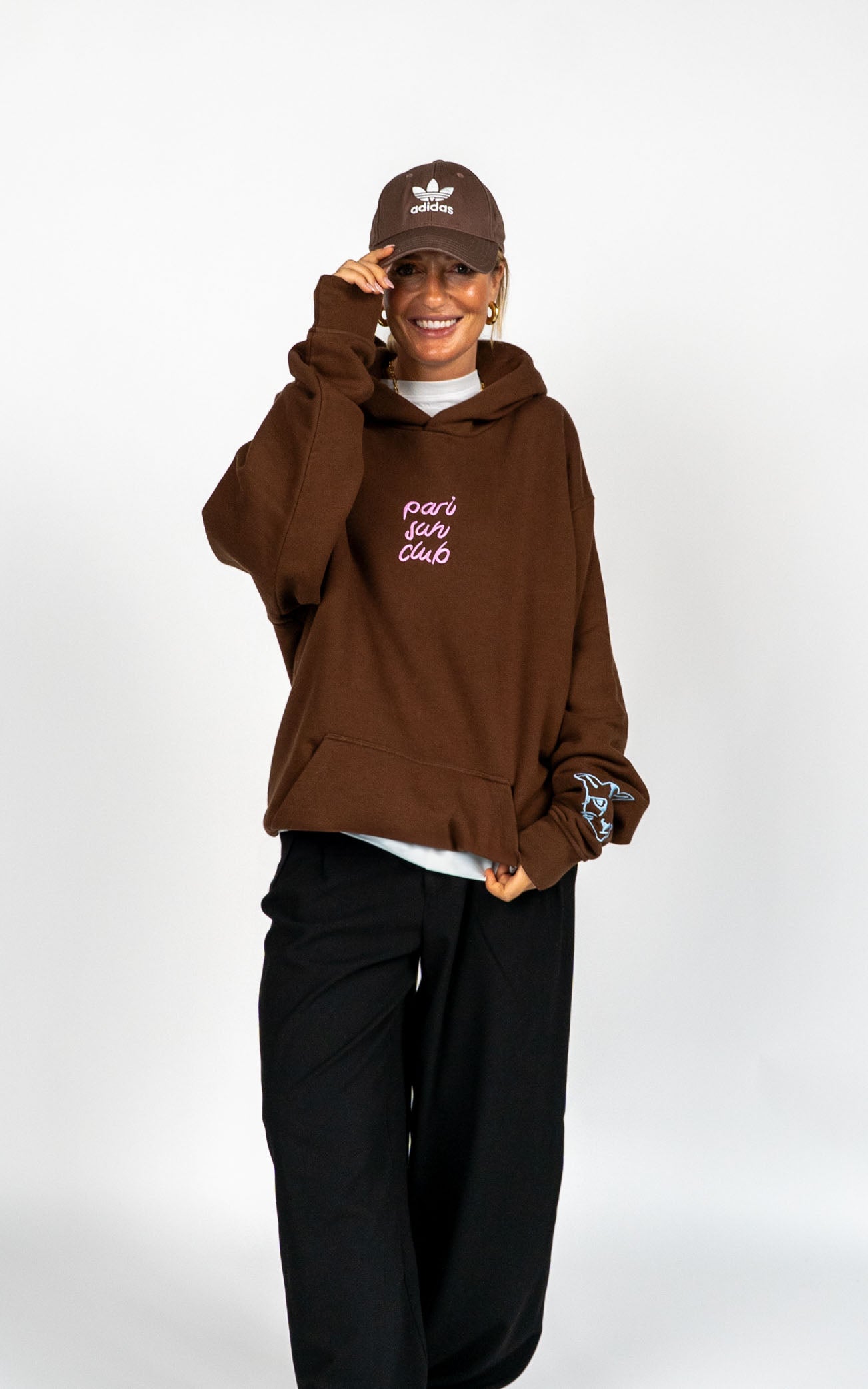 BROWN PARI SUN CLUB HOODIE