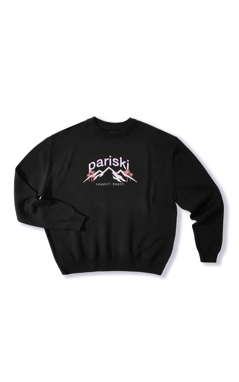 BLACK PARISKI KNIT SWEATER