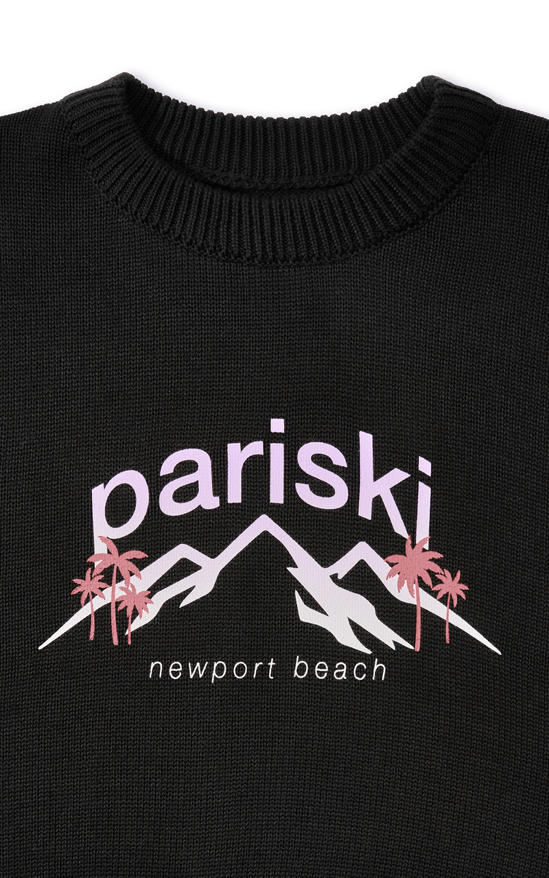 BLACK PARISKI KNIT SWEATER