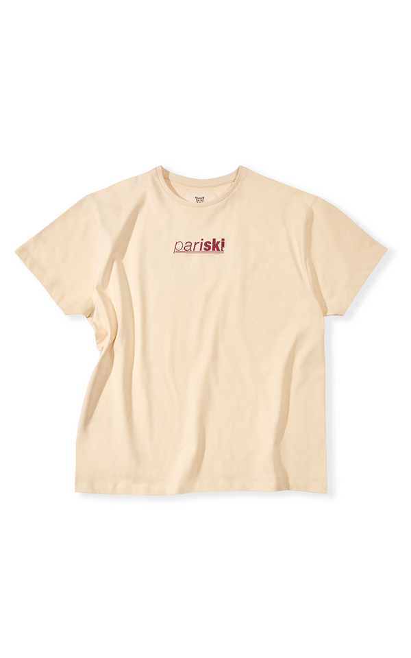 BEIGE PARISKI T-SHIRT