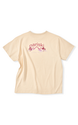 BEIGE PARISKI T-SHIRT