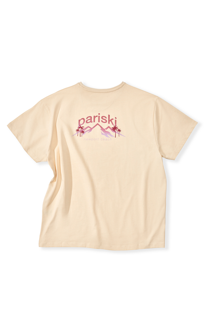 BEIGE PARISKI T-SHIRT