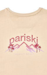 BEIGE PARISKI T-SHIRT