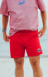 RED BEACH CLUB SWIM SHORTS