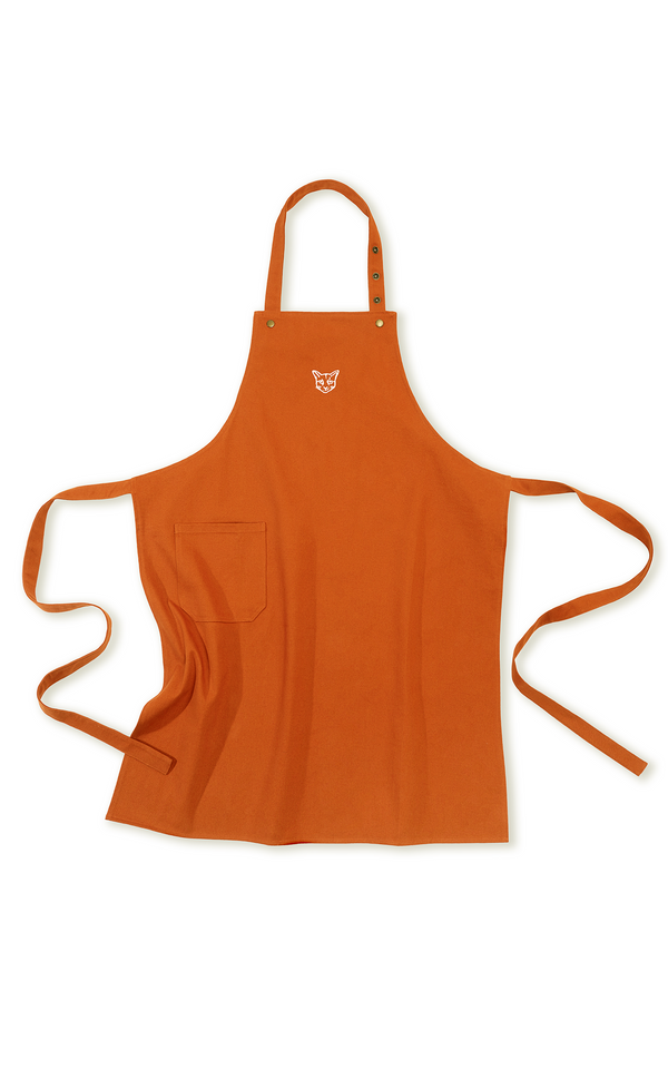 ORANGE CAT APRON