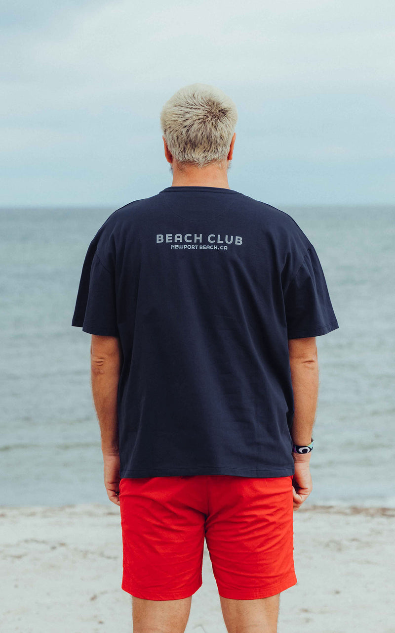 NAVY BEACH CLUB T-SHIRT