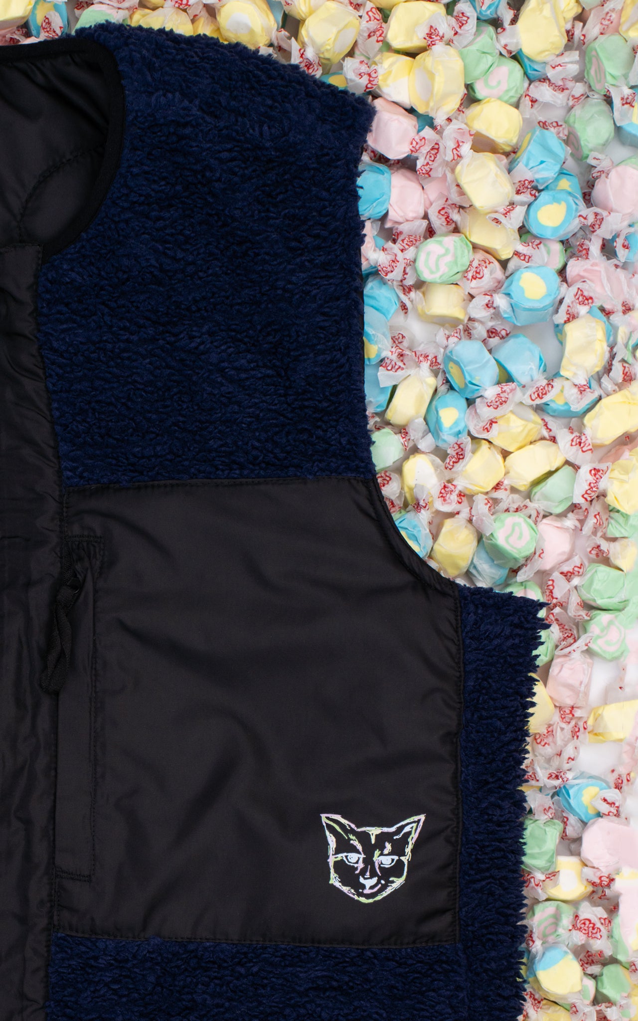 BLUEBERRY REVERSIBLE VEST