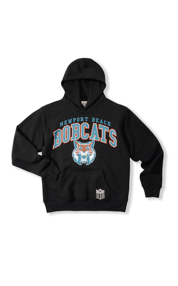 BLACK BOBCATS HOODIE